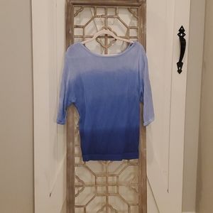 Ombre blue sweater